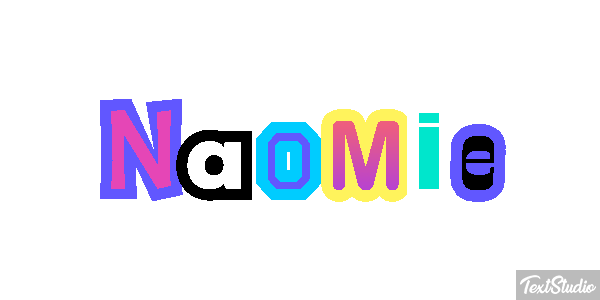 Naomie Text effect
