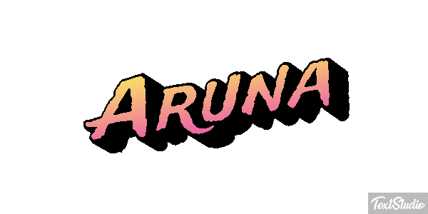 Aruna Text effect