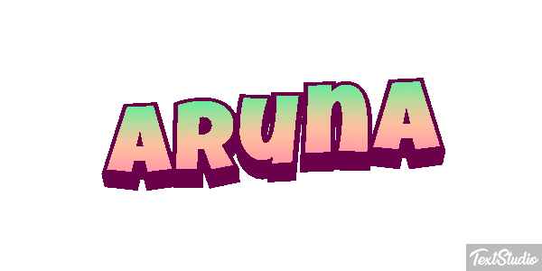 Aruna Text effect