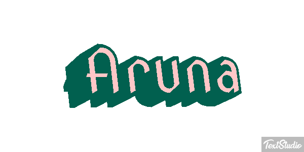 Aruna Text effect