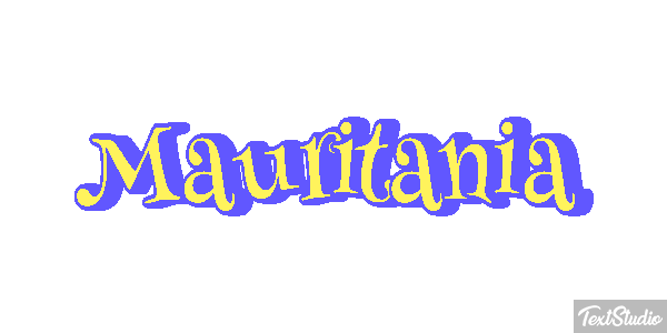 Mauritania Text effect
