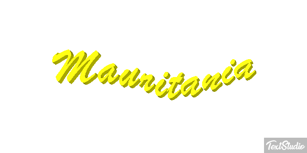 Mauritania Text effect
