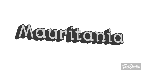 Mauritania Text effect