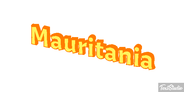 Mauritania Text effect