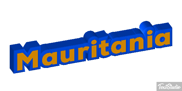 Mauritania Text effect