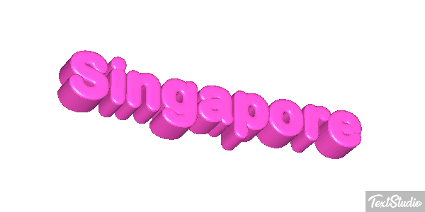 Singapore Metin efekti