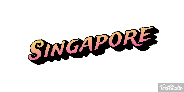 Singapore Metin efekti