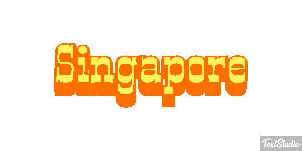 Singapore Metin efekti