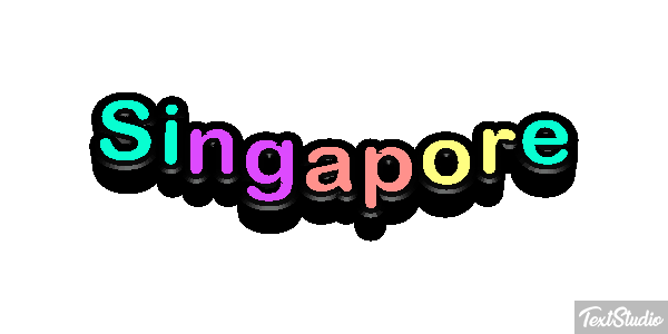 Singapore Metin efekti