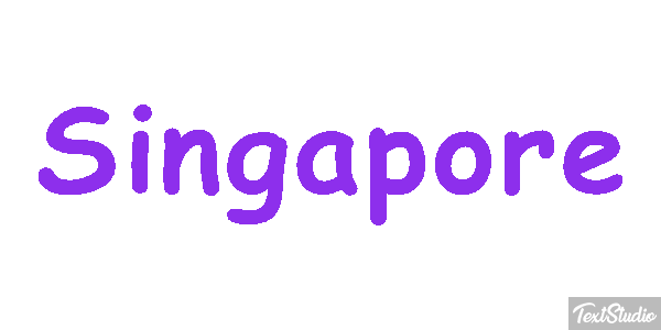 Singapore Metin efekti