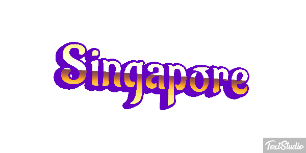 Singapore Metin efekti