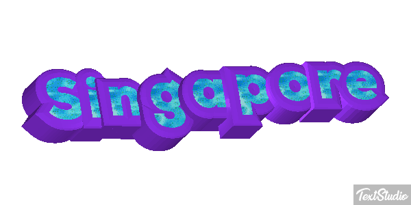 Singapore Metin efekti