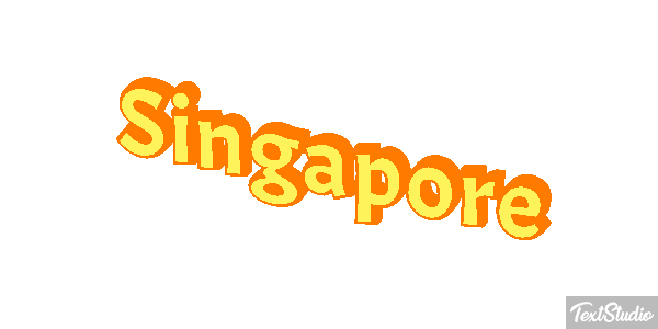 Singapore Metin efekti