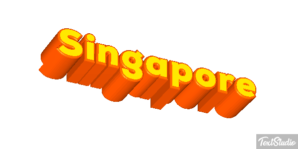 Singapore Metin efekti