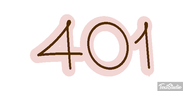 401 Effet de texte