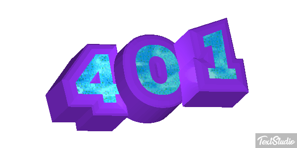 401 Effet de texte