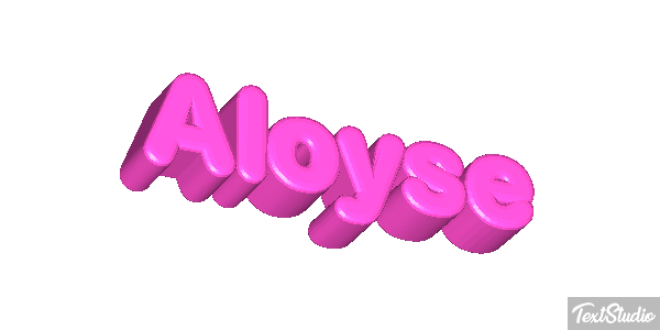 Aloyse Tekst effect
