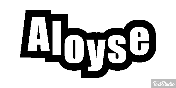 Aloyse Tekst effect