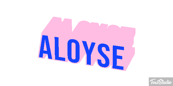 Aloyse Tekst effect