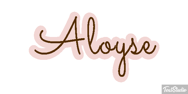 Aloyse Tekst effect