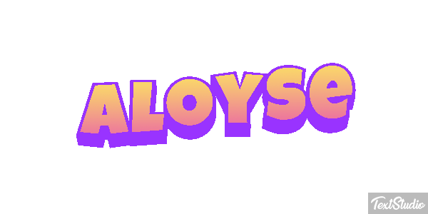 Aloyse Tekst effect