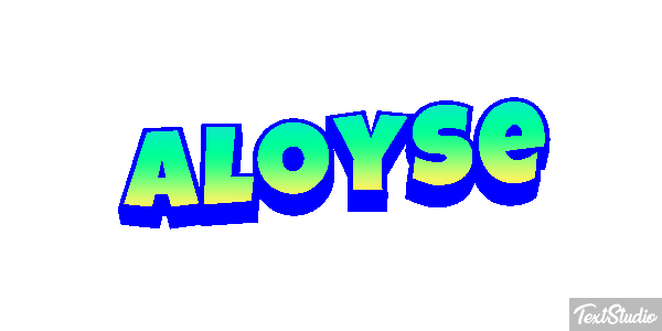 Aloyse Tekst effect