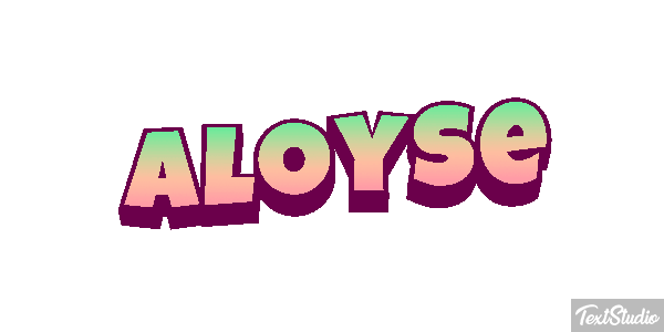 Aloyse Tekst effect