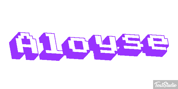 Aloyse Tekst effect