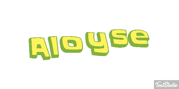 Aloyse Tekst effect