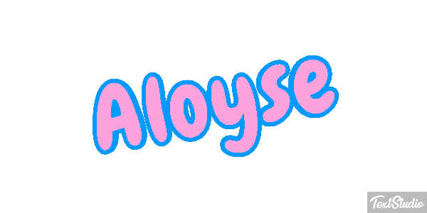 Aloyse Tekst effect