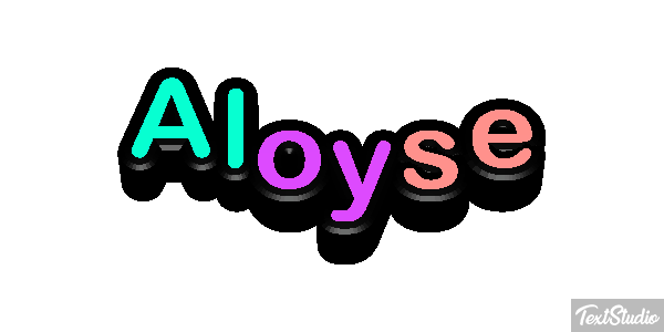 Aloyse Tekst effect