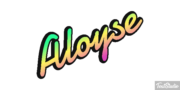 Aloyse Tekst effect