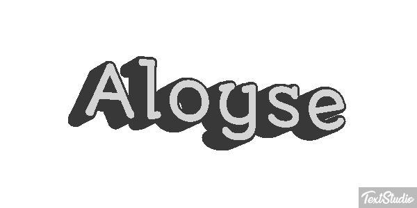 Aloyse Tekst effect