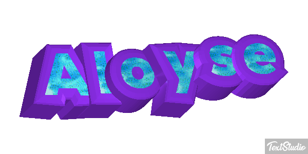 Aloyse Tekst effect
