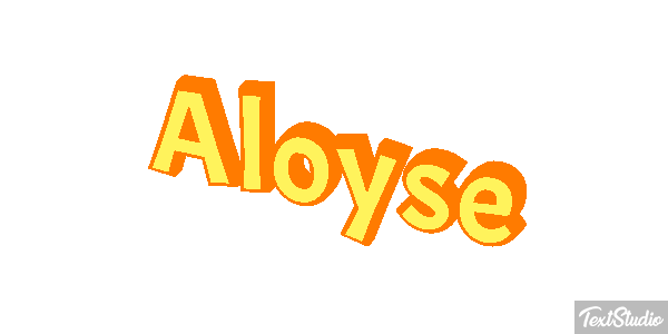 Aloyse Tekst effect