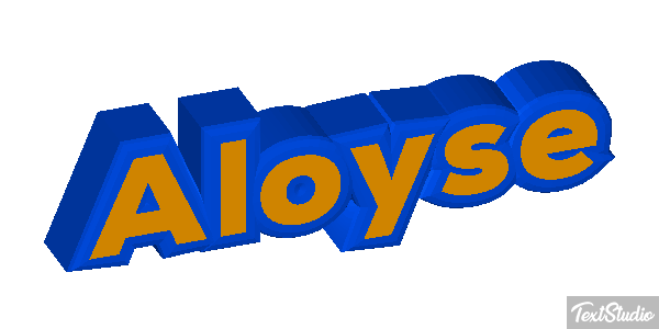 Aloyse Tekst effect