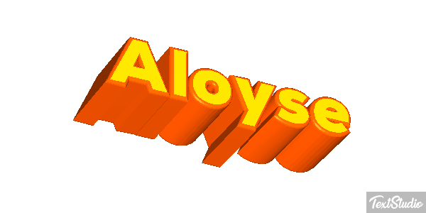 Aloyse Tekst effect