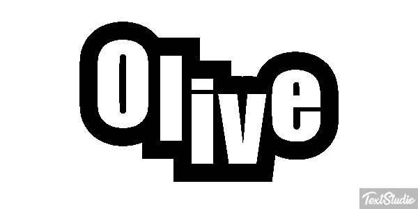 Olive Texteffekt