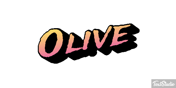 Olive Texteffekt