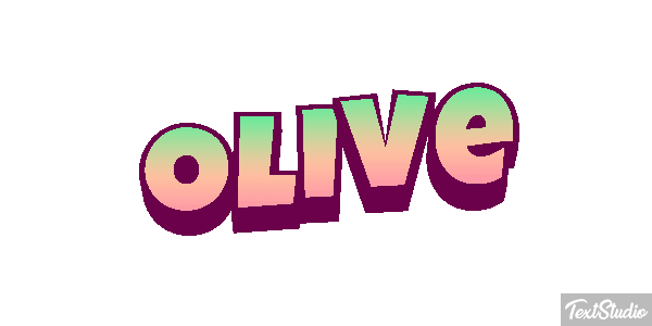 Olive Texteffekt