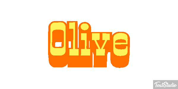 Olive Texteffekt