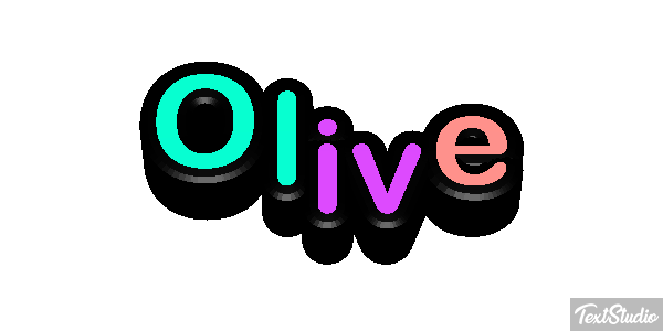 Olive Texteffekt