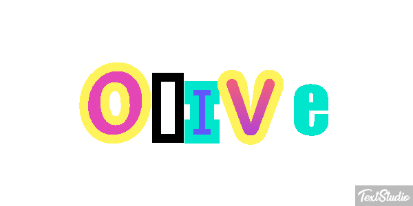 Olive Texteffekt