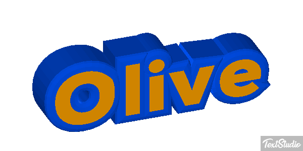 Olive Texteffekt
