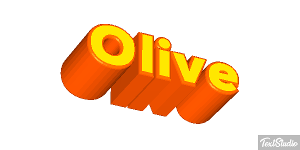Olive Texteffekt