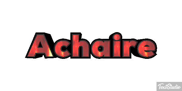 Achaire Tekst effect