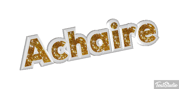 Achaire Tekst effect
