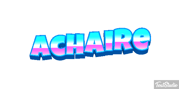 Achaire Tekst effect