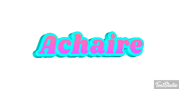 Achaire Tekst effect