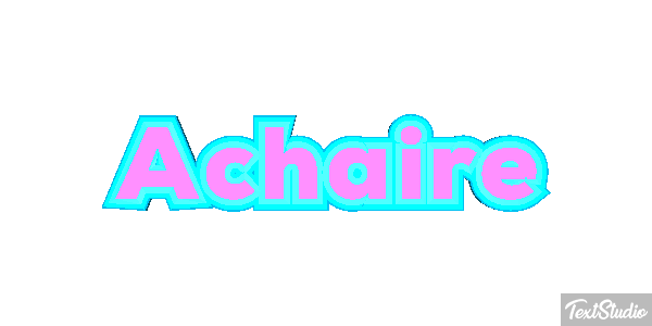 Achaire Tekst effect